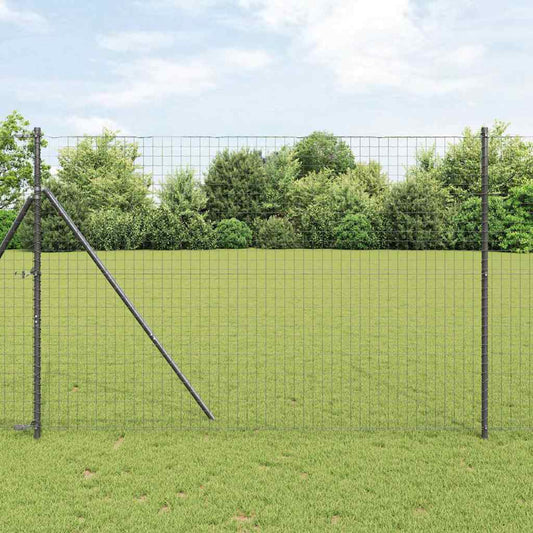Palo per recinzione interrato 13 pcs Grigio