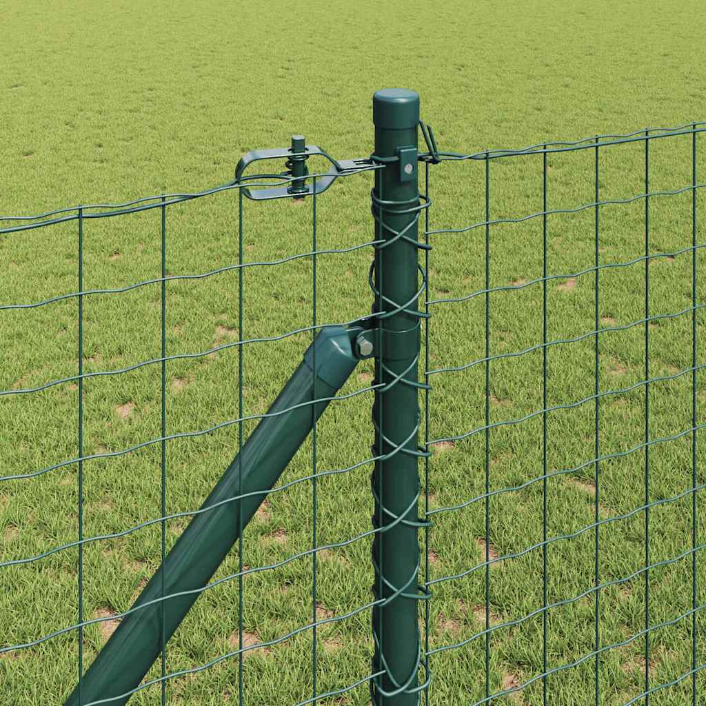 Palo da recinzione con picchetto a terra 13 pz Verde | homemem39