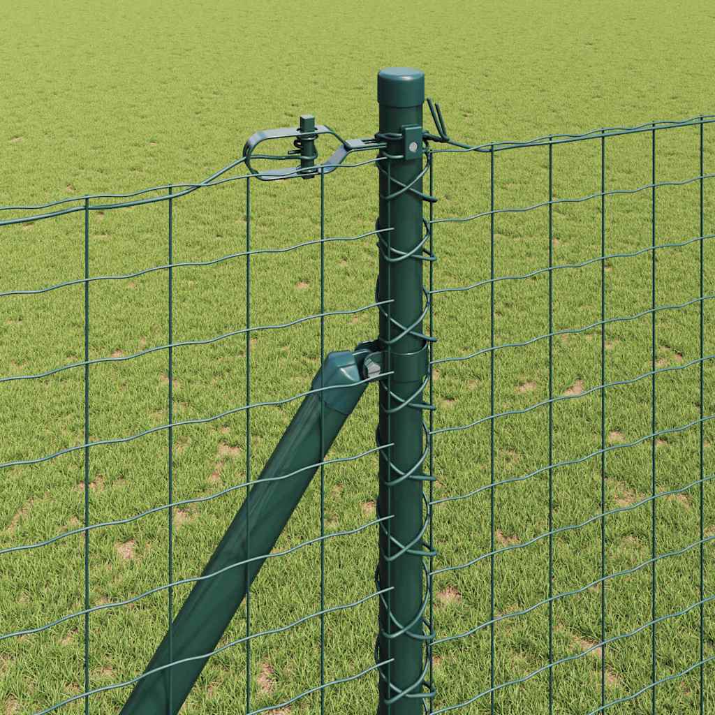 Palo da recinzione con picchetto a terra 7 pz Verde | homemem39