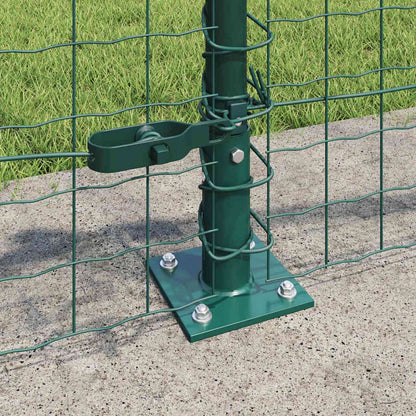 Palo per recinzione con base in cemento 13 pz Verde | homemem39