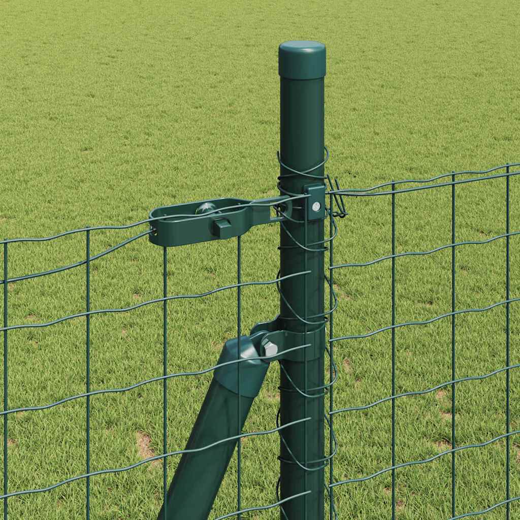 Palo per recinzione con base in cemento 13 pz Verde | homemem39