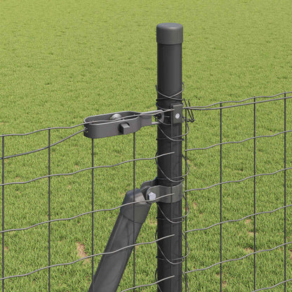 Palo per recinzione con base in cemento 7 pz Grigio