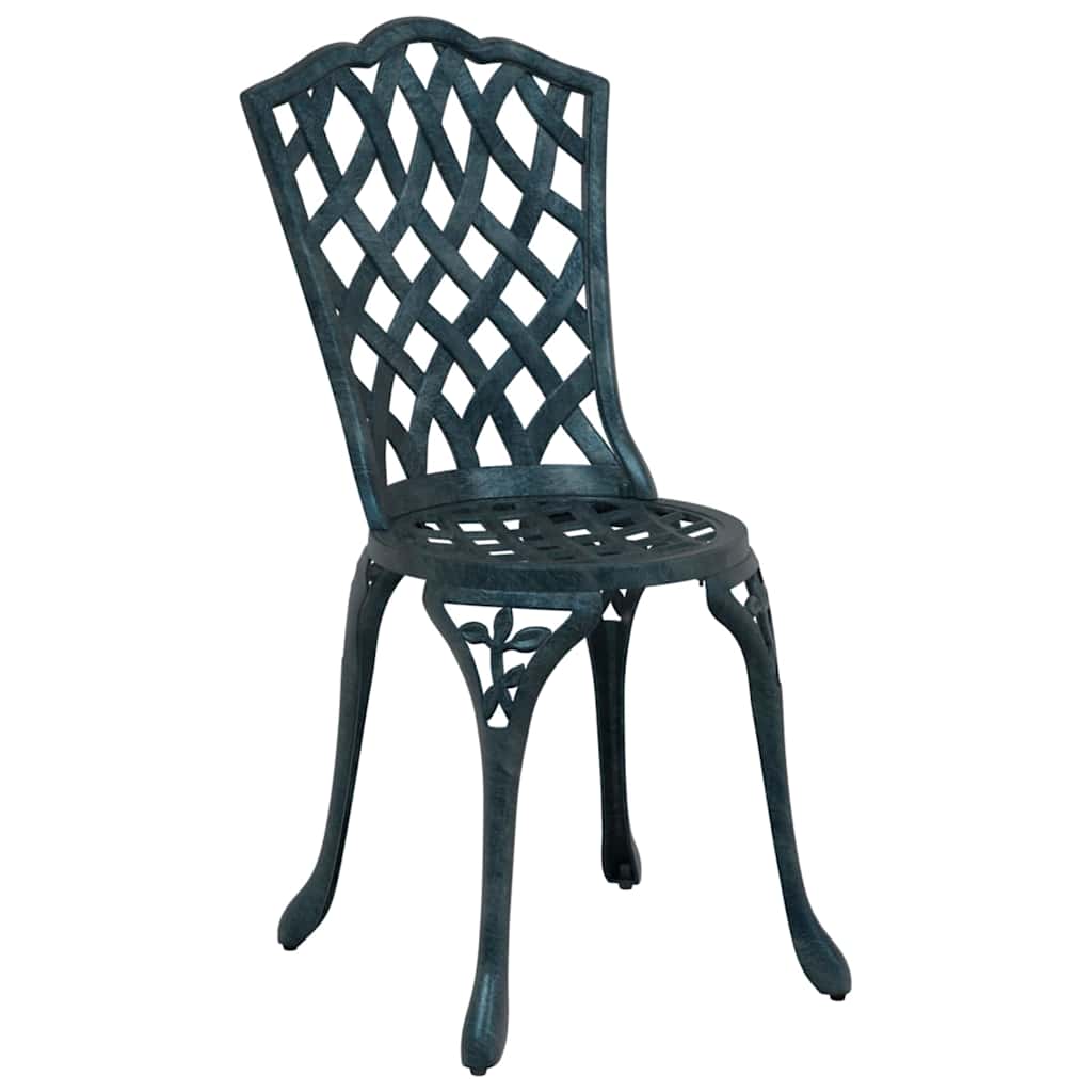 Set di Tavolo da Giardino 3 pcs Verde Alluminio pressofuso | homemem39