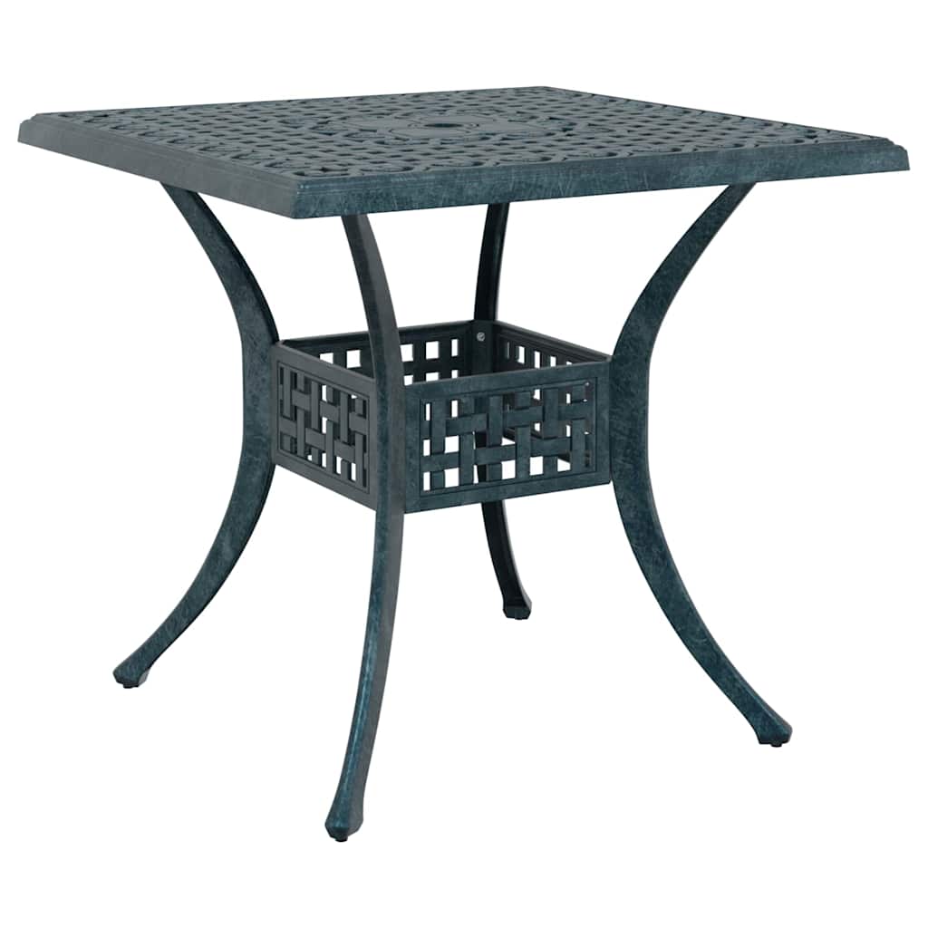 Set di Tavolo da Giardino 3 pcs Verde Alluminio pressofuso | homemem39