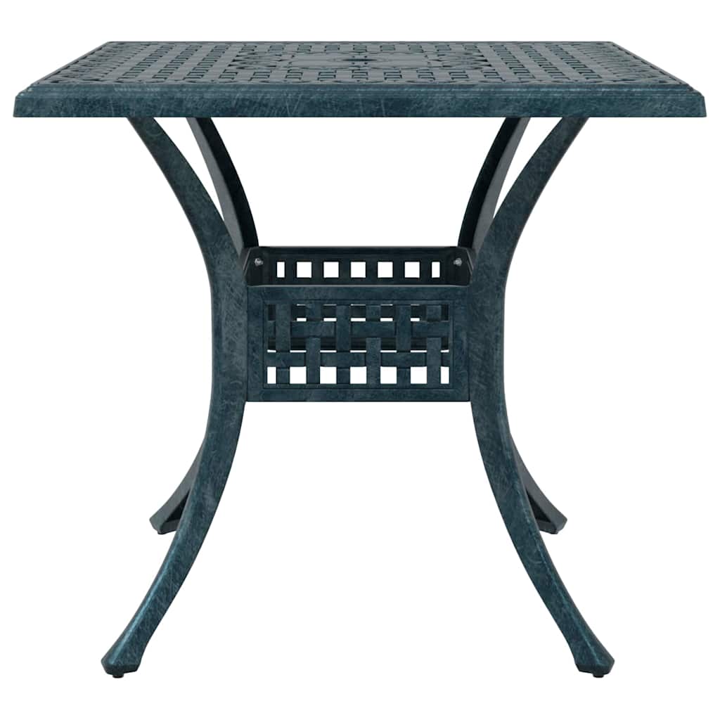 Set di Tavolo da Giardino 3 pcs Verde Alluminio pressofuso | homemem39