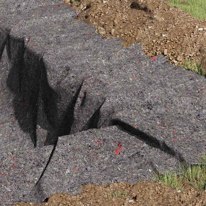 Pile per piscina Grigio 1 x 50 m Poliestere e cotone