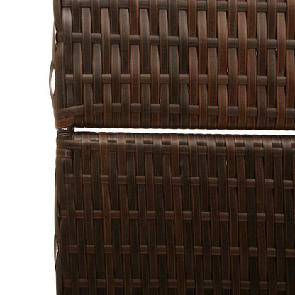Divider per stanze Marrone 146 x 180 cm polyrattan