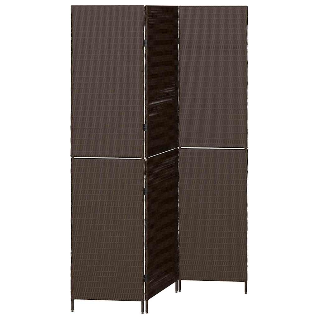 Divider per stanze Marrone 146 x 180 cm polyrattan