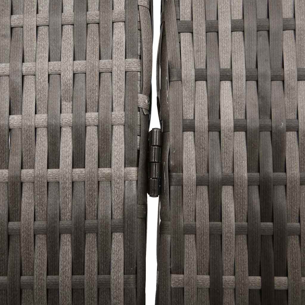 Divider per stanze Grigio 147 x 180 cm polyrattan