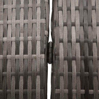 Divider per stanze Grigio 147 x 180 cm polyrattan