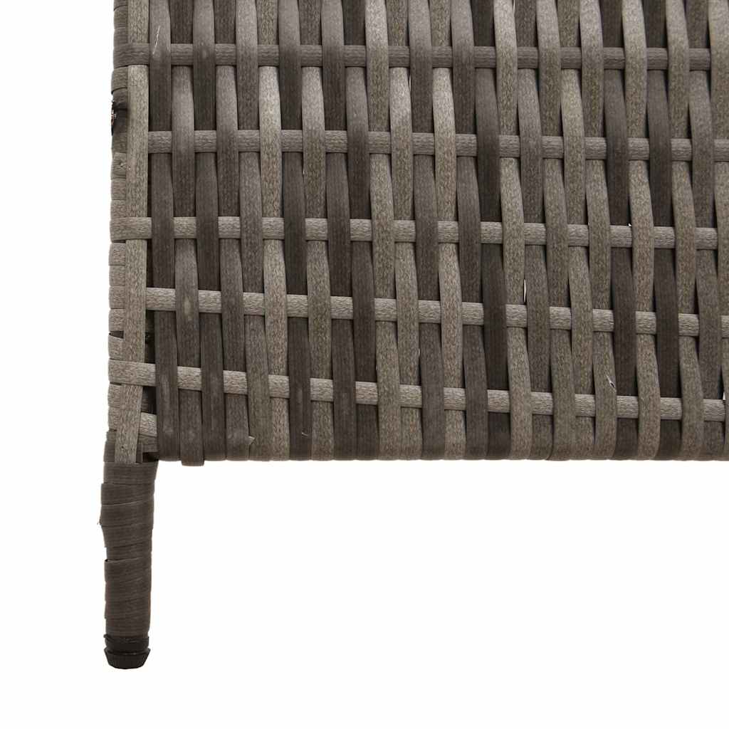 Divider per stanze Grigio 147 x 180 cm polyrattan