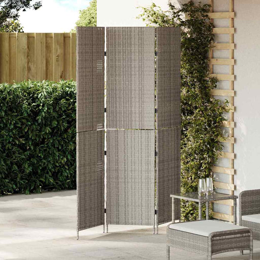 Divider per stanze Grigio 147 x 180 cm polyrattan