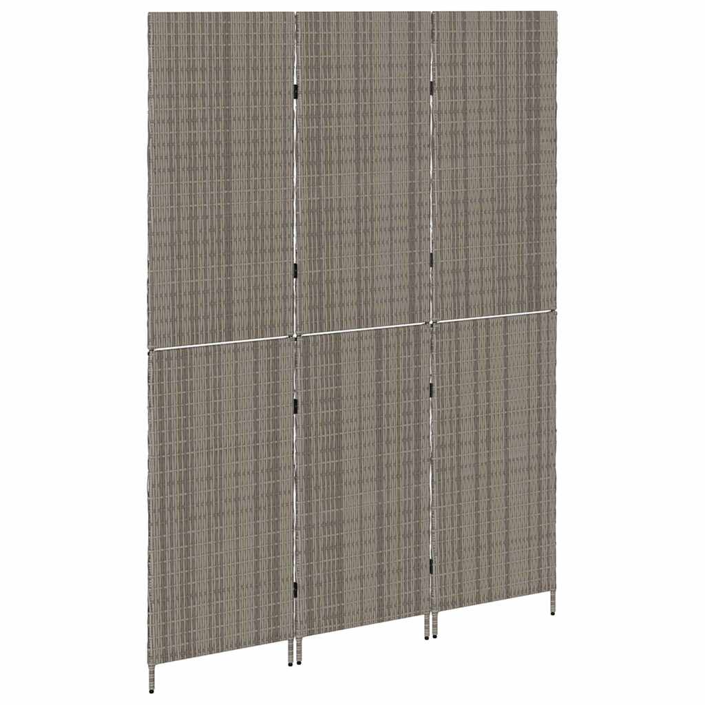 Divider per stanze Grigio 147 x 180 cm polyrattan