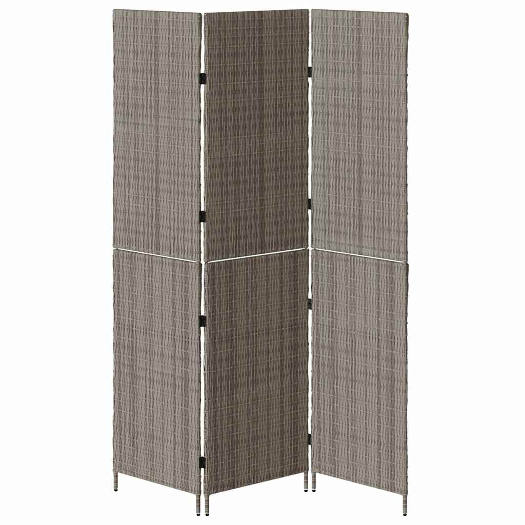 Divider per stanze Grigio 147 x 180 cm polyrattan