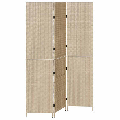 Divider per stanze Beige 147 x 180 cm polyrattan