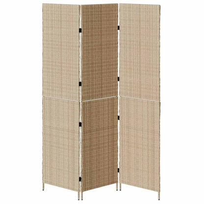 Divider per stanze Beige 147 x 180 cm polyrattan