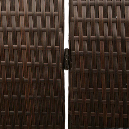 Divider per stanze Marrone 195 x 180 cm polyrattan