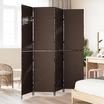 Divider per stanze Marrone 195 x 180 cm polyrattan