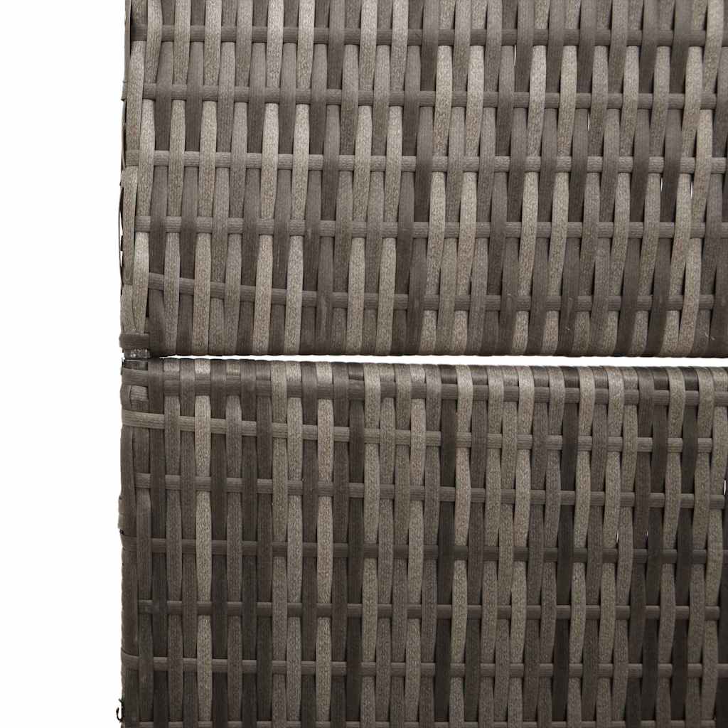 Divider per stanze Grigio 195 x 180 cm polyrattan