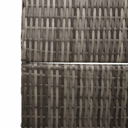 Divider per stanze Grigio 195 x 180 cm polyrattan