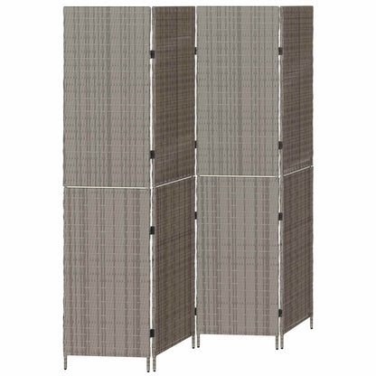 Divider per stanze Grigio 195 x 180 cm polyrattan