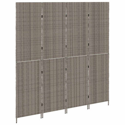 Divider per stanze Grigio 195 x 180 cm polyrattan