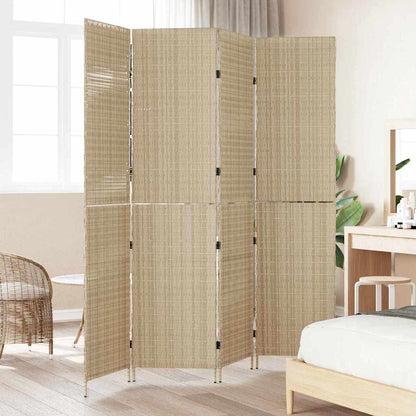 Divider per stanze Beige 196 x 180 cm polyrattan