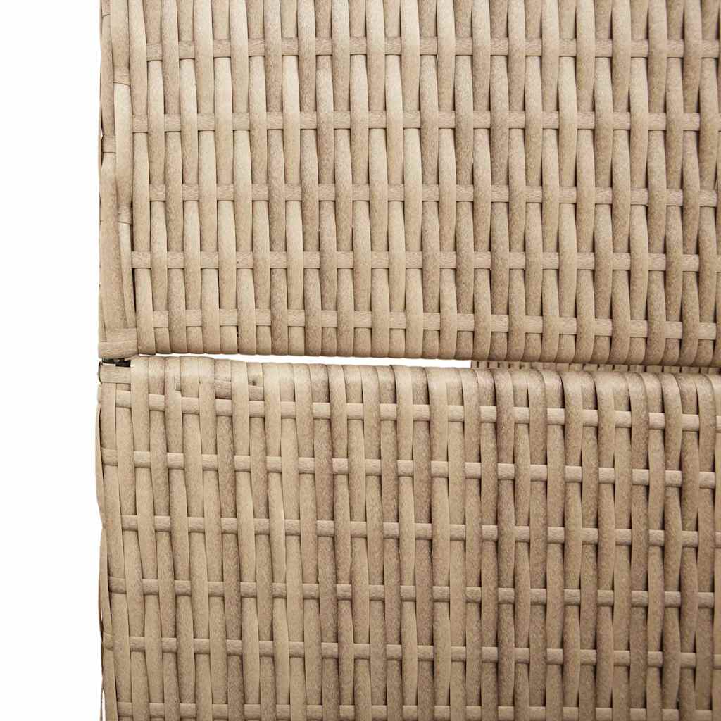 Divider per stanze Beige 242 x 180 cm polyrattan