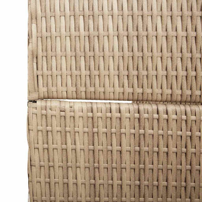 Divider per stanze Beige 242 x 180 cm polyrattan