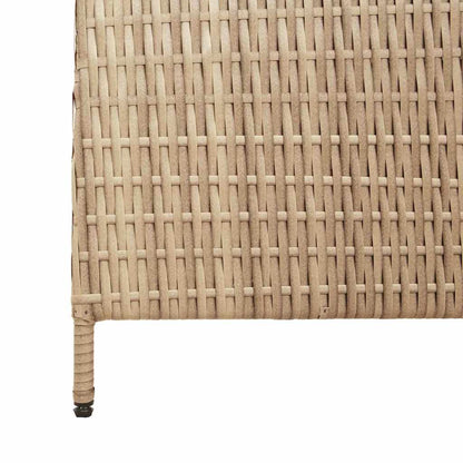 Divider per stanze Beige 242 x 180 cm polyrattan