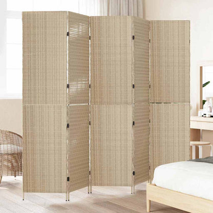 Divider per stanze Beige 242 x 180 cm polyrattan