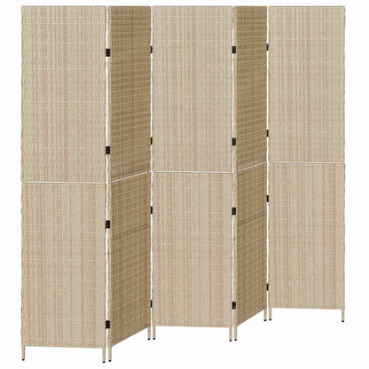 Divider per stanze Beige 242 x 180 cm polyrattan