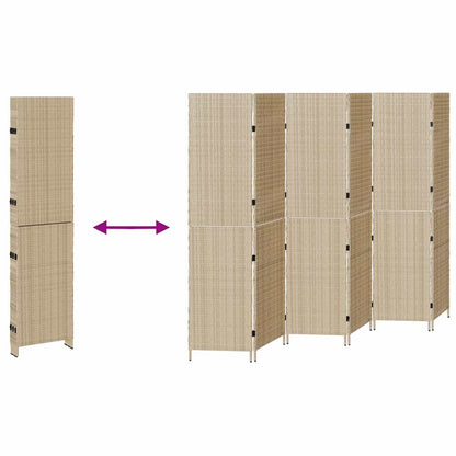 Divider per stanze Beige 292 x 180 cm polyrattan