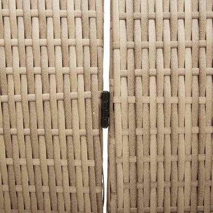Divider per stanze Beige 196 x 200 cm polyrattan