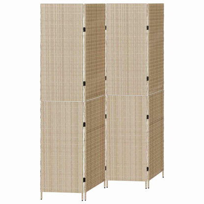 Divider per stanze Beige 196 x 200 cm polyrattan