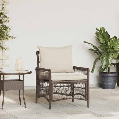 Sedia da Giardino Marrone 60 x 70 x 78cm polyrattan