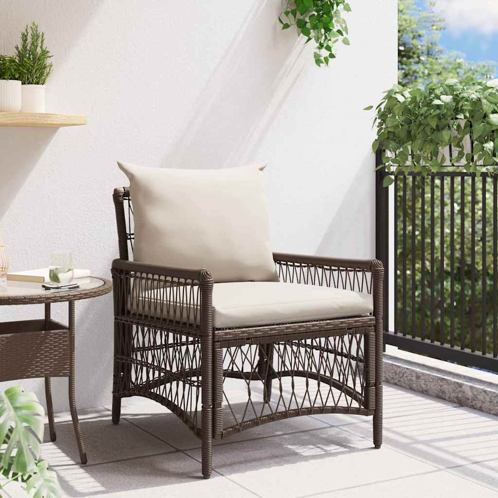 Sedia da Giardino Marrone 60 x 70 x 78cm polyrattan