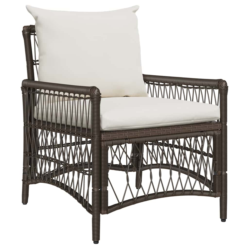 Sedia da Giardino Marrone 60 x 70 x 78cm polyrattan