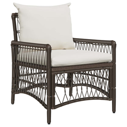 Sedia da Giardino Marrone 73 x 61 x 77 cm polyrattan