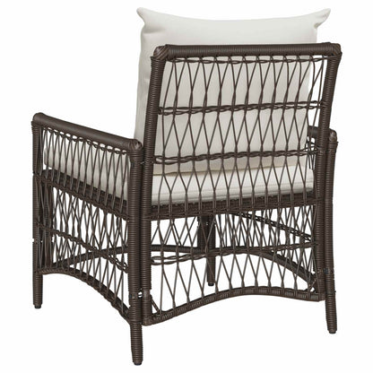 Sedia da Giardino Marrone 73 x 61 x 77 cm polyrattan