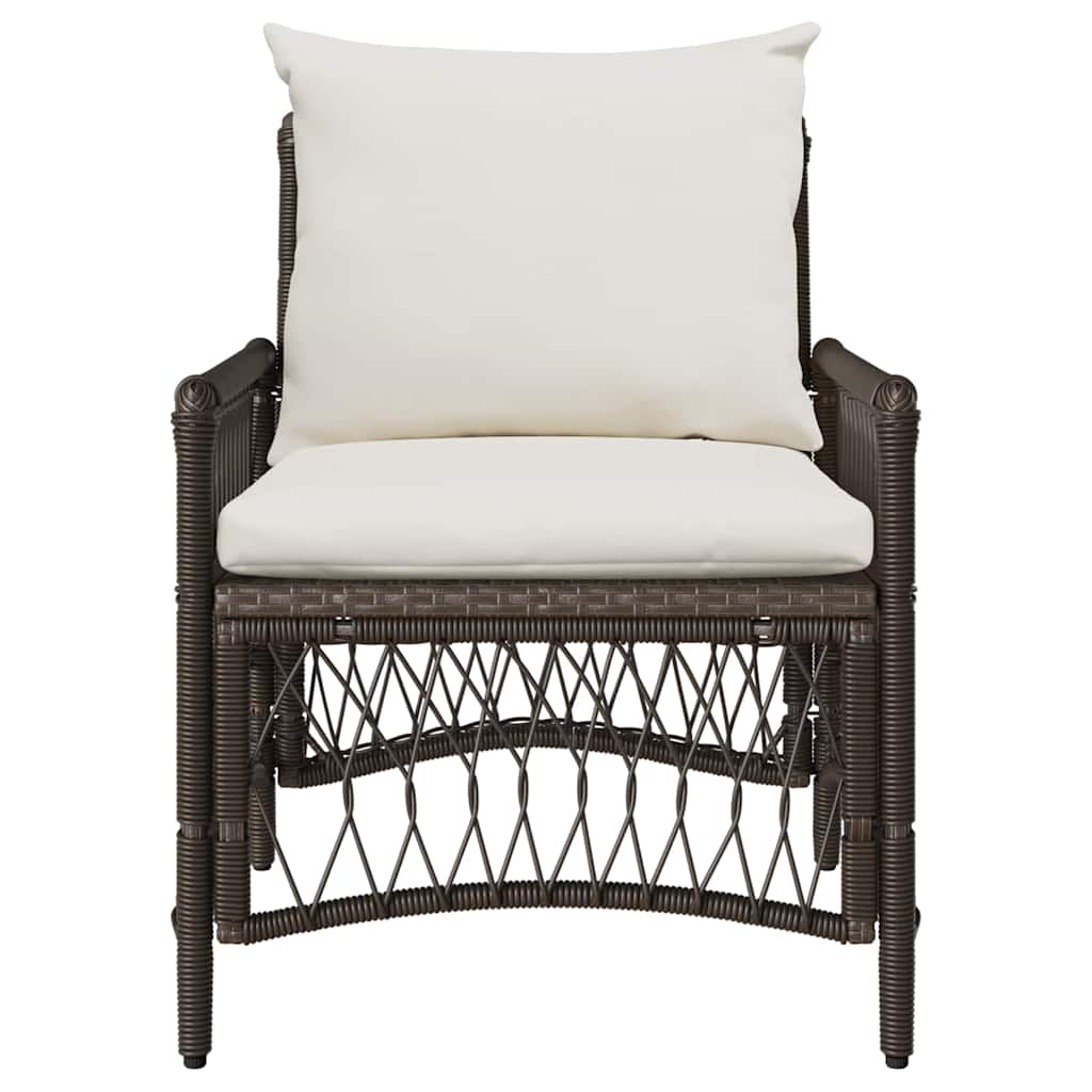 Sedia da Giardino Marrone 60 x 70 x 78cm polyrattan