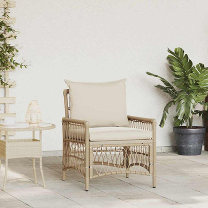 Sedia da Giardino Beige 60 x 70 x 78cm polyrattan