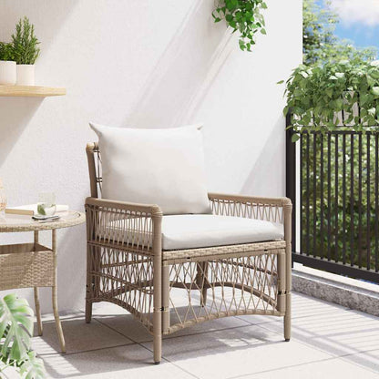 Sedia da Giardino Beige 60 x 70 x 78cm polyrattan