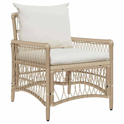 Sedia da Giardino Beige 60 x 70 x 78cm polyrattan
