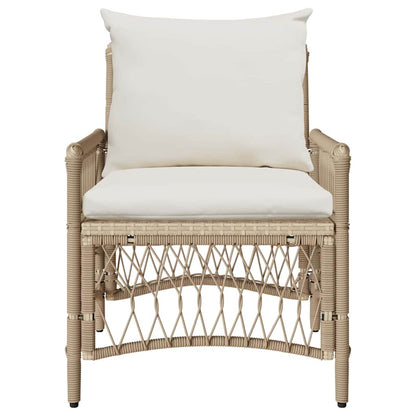 Sedia da Giardino Beige 60 x 70 x 78cm polyrattan