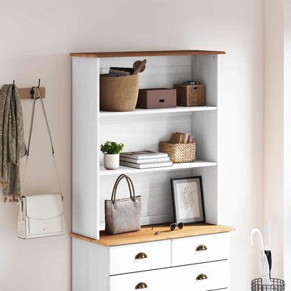 Gabbia ASKIM Bianco 91 x 30 x 104 cm Legno di pino massello - homemem39