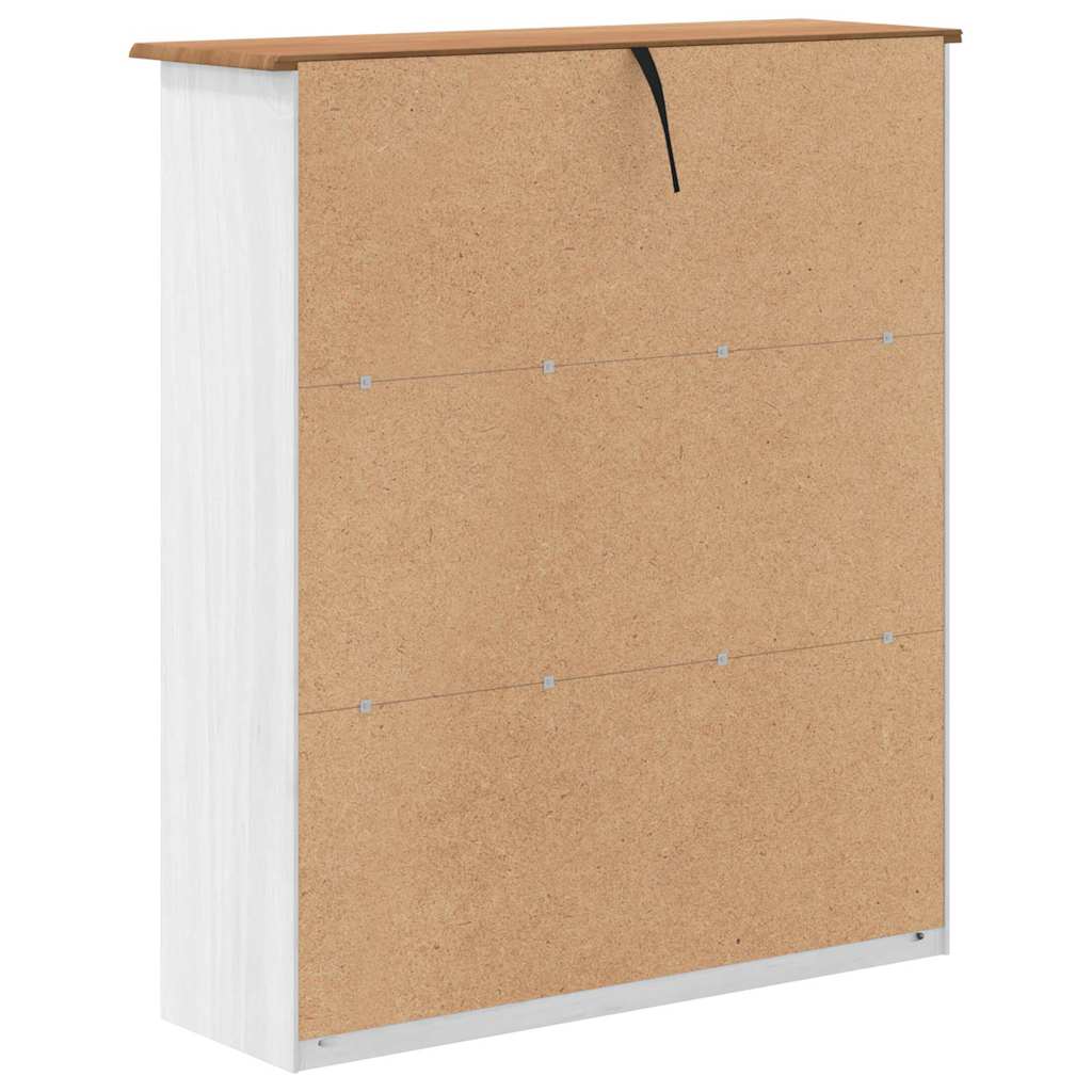 Gabbia ASKIM Bianco 91 x 30 x 104 cm Legno di pino massello - homemem39