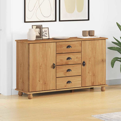 Credenza con cassetto ASKIM Marrone 133.5 x 40 x 79 cm - homemem39