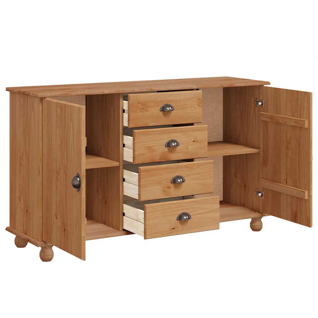 Credenza con cassetto ASKIM Marrone 133.5 x 40 x 79 cm - homemem39