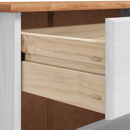 Mobile per scarpe con cassetto ASKIM Bianco 85 x 35 x 108 cm - homemem39